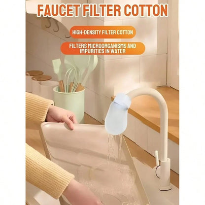 50Pcs Faucet Filter Bag For Filtering Tap Water, Spring Water, Rust, And Impurities, Universal Faucet Filter Accessory