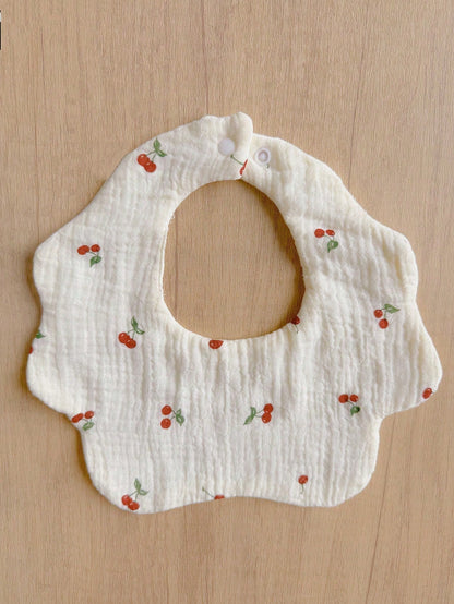 5pcs Baby Bibs, Soft Muslin Drool Bibs For Newborns, Infant Saliva Towel