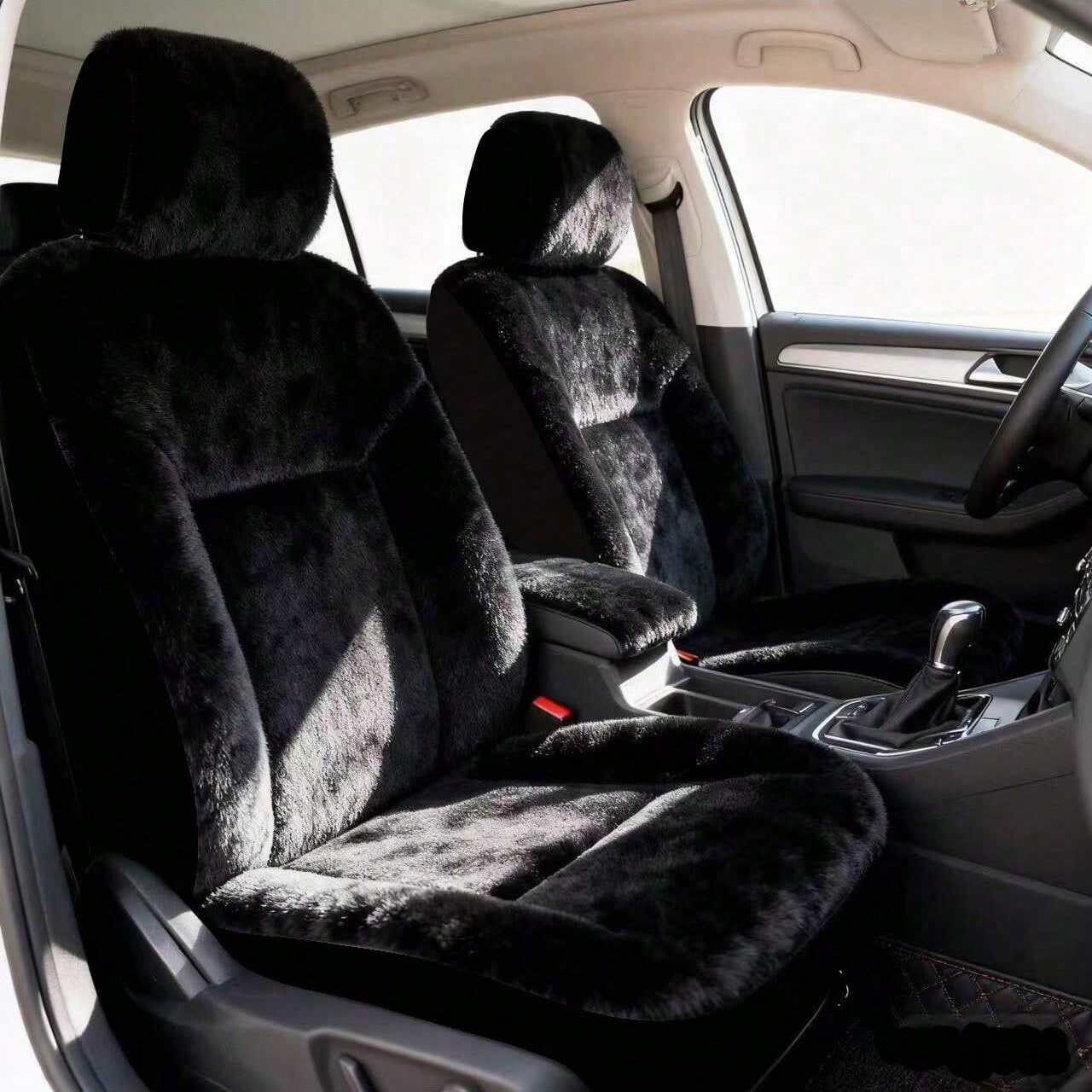 5pcs Car Seat Cover Set, Pink Ladies Car Seat Covers, Car Accessories, Car Seat Cushion Covers, Suitable For All Seasons, Dust-Proof And Waterproof, Winter Exclusive Car Seat Covers, Fit For Cute Ladi