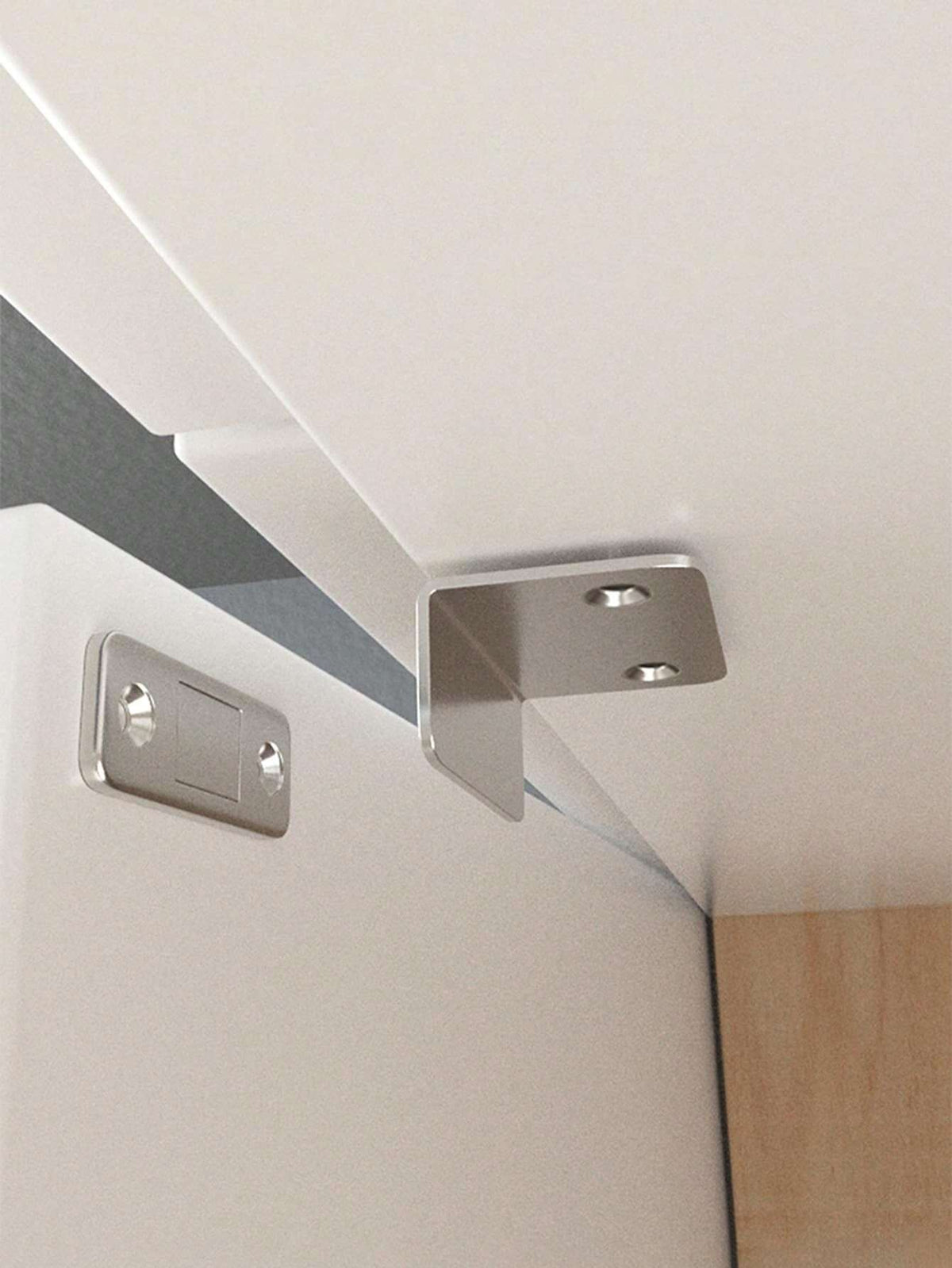 5set Magnetic Door Stopper And Catch For Cabinets And Furniture, Ultra Strong Magnet, Easy To Install, Secure Door Lock For Cupboards And Doors