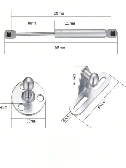 6-20KG Cabinet Door Pneumatic Support Rod, Lift Support Rod, Gas Spring Cover Support Rod, Pneumatic Strut/Shock Absorber, Kitchen Cabinet Hydraulic Hinge