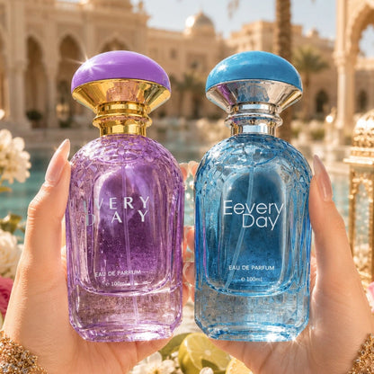 6.8Oz 2pcs Women'S Perfume Set, Floral Oriental Scent With Saffron, Plum & Jasmine, Bergamot Aloe Fragrance, Long-Lasting Summer Perfume For Dating Travel Shopping Daily Use, Exquisite Gift For Ladies