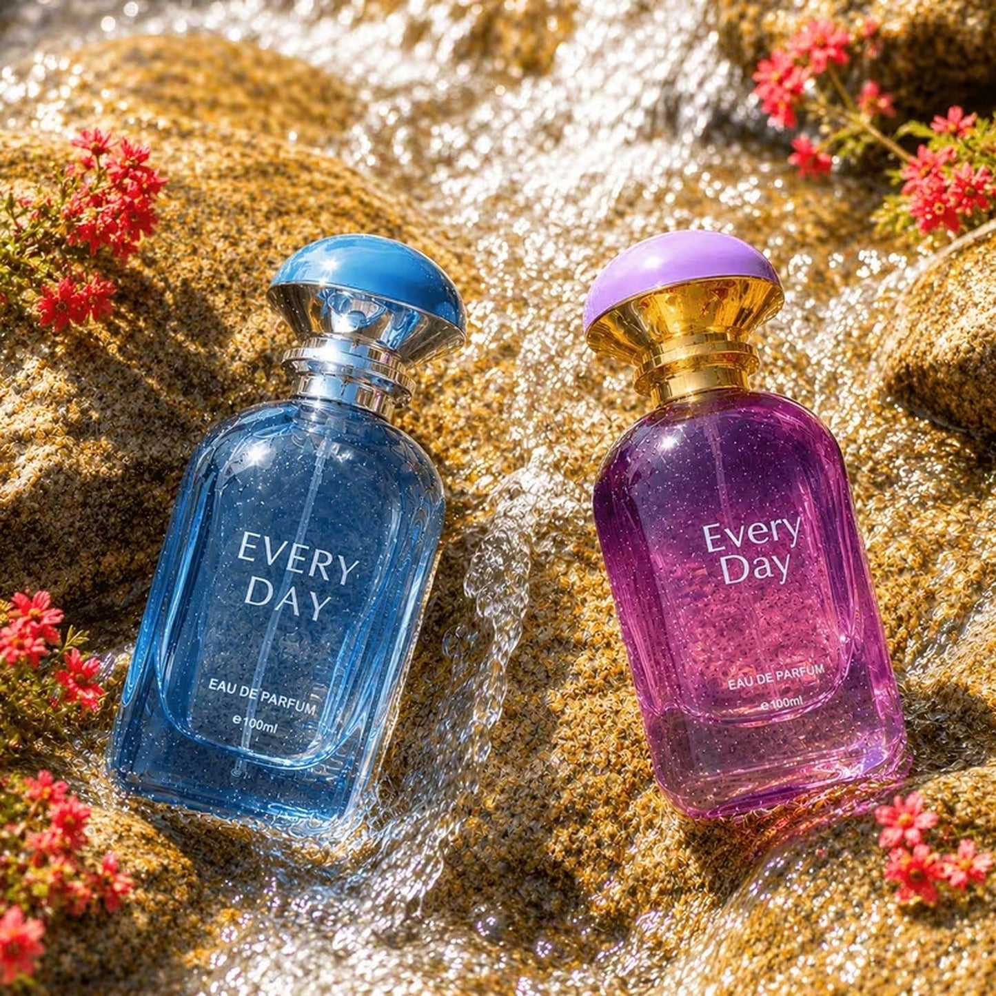 6.8Oz 2pcs Women'S Perfume Set, Floral Oriental Scent With Saffron, Plum & Jasmine, Bergamot Aloe Fragrance, Long-Lasting Summer Perfume For Dating Travel Shopping Daily Use, Exquisite Gift For Ladies
