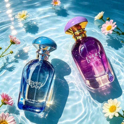 6.8Oz 2pcs Women'S Perfume Set, Floral Oriental Scent With Saffron, Plum & Jasmine, Bergamot Aloe Fragrance, Long-Lasting Summer Perfume For Dating Travel Shopping Daily Use, Exquisite Gift For Ladies