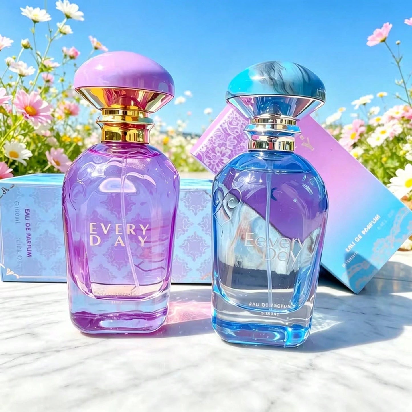 6.8Oz 2pcs Women'S Perfume Set, Floral Oriental Scent With Saffron, Plum & Jasmine, Bergamot Aloe Fragrance, Long-Lasting Summer Perfume For Dating Travel Shopping Daily Use, Exquisite Gift For Ladies