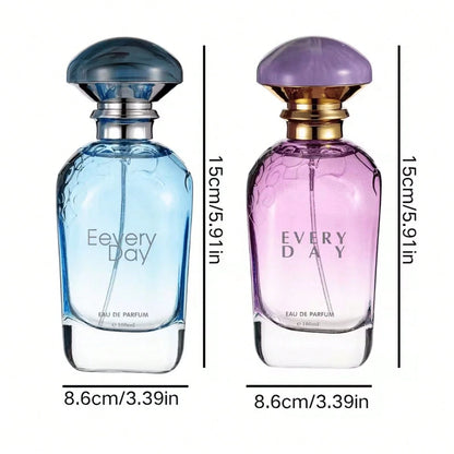 6.8Oz 2pcs Women'S Perfume Set, Floral Oriental Scent With Saffron, Plum & Jasmine, Bergamot Aloe Fragrance, Long-Lasting Summer Perfume For Dating Travel Shopping Daily Use, Exquisite Gift For Ladies