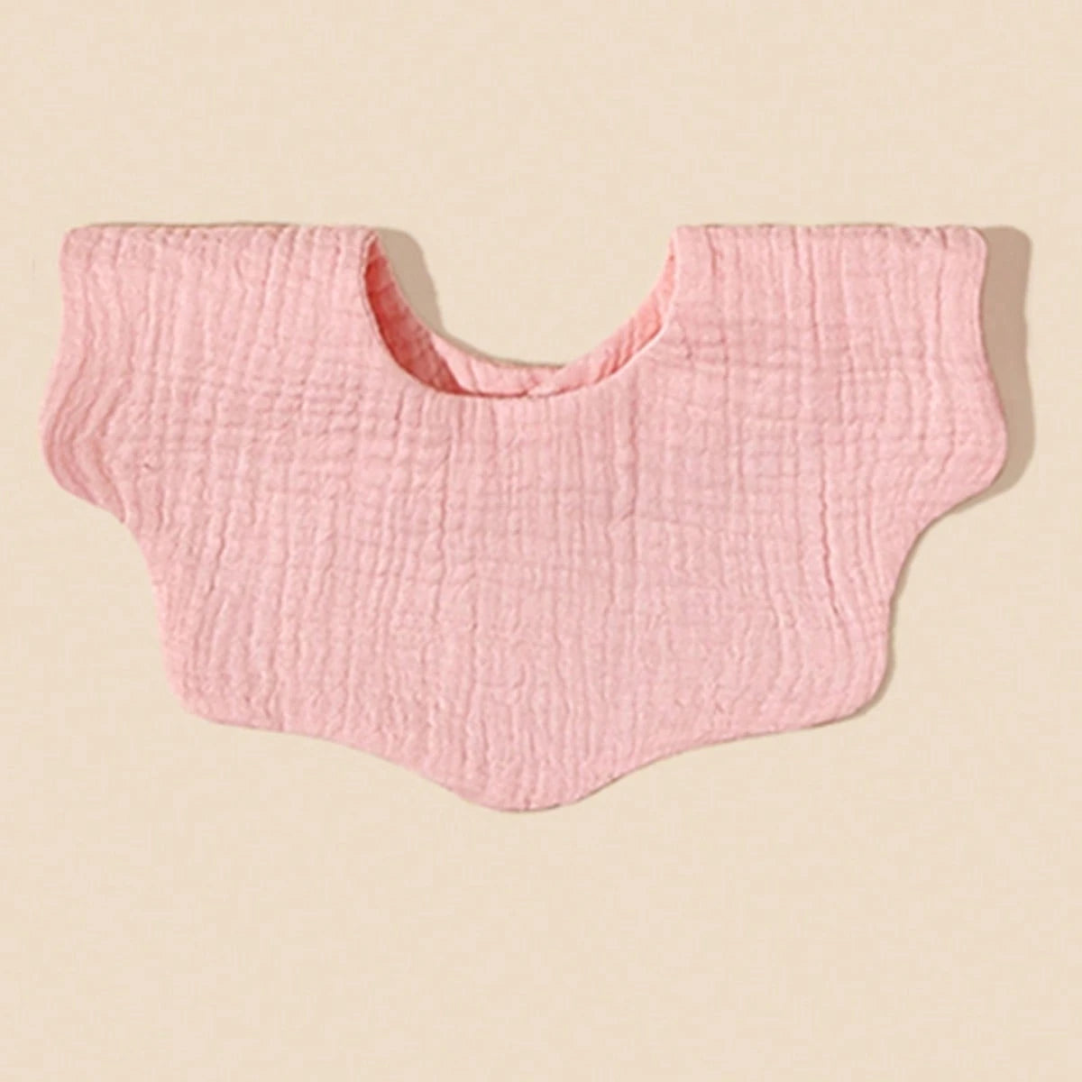 6pcs Baby Bibs With Cute Pink Series,Pure Cotton Soft Drool Scarf