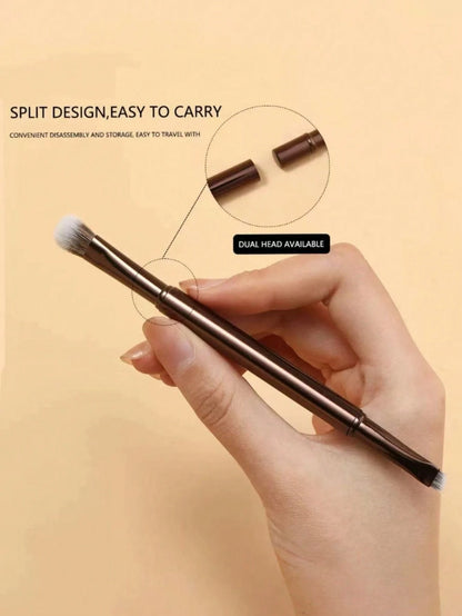 6pcs Portable Makeup Brush Set, Detachable Brush Heads, Mini Travel Makeup Brushes, Pocket Brush, Nose Contour Brush, Concealer Brush, Eyeshadow Brush, Multi-Functional Makeup Tool Set, Makeup Brush S