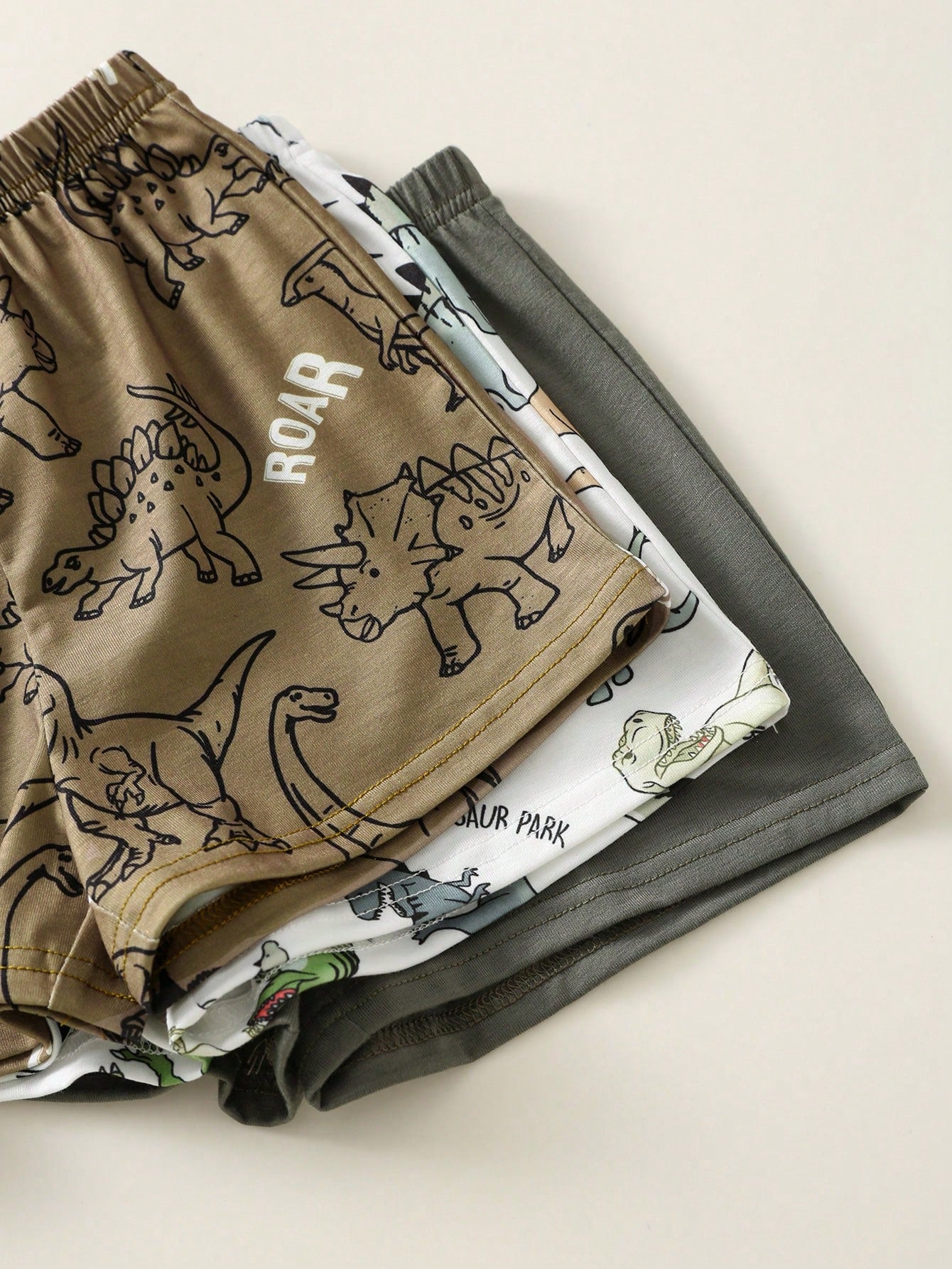 6pcs/Set Unisex Baby Casual Cute Cartoon Print Knit Vest & Shorts Set, Summer Outfit
