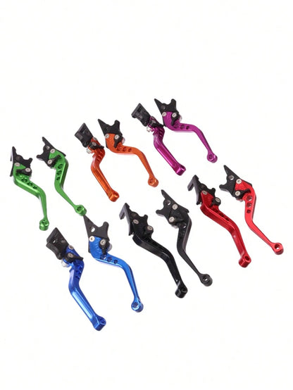7/8 Inch Handlebar Clutch & Brake Lever CNC Aluminum Alloy Adjustable, Suitable For Chinese GY6 50cc 70cc 90cc 125cc 150cc Scooter Motorcycle