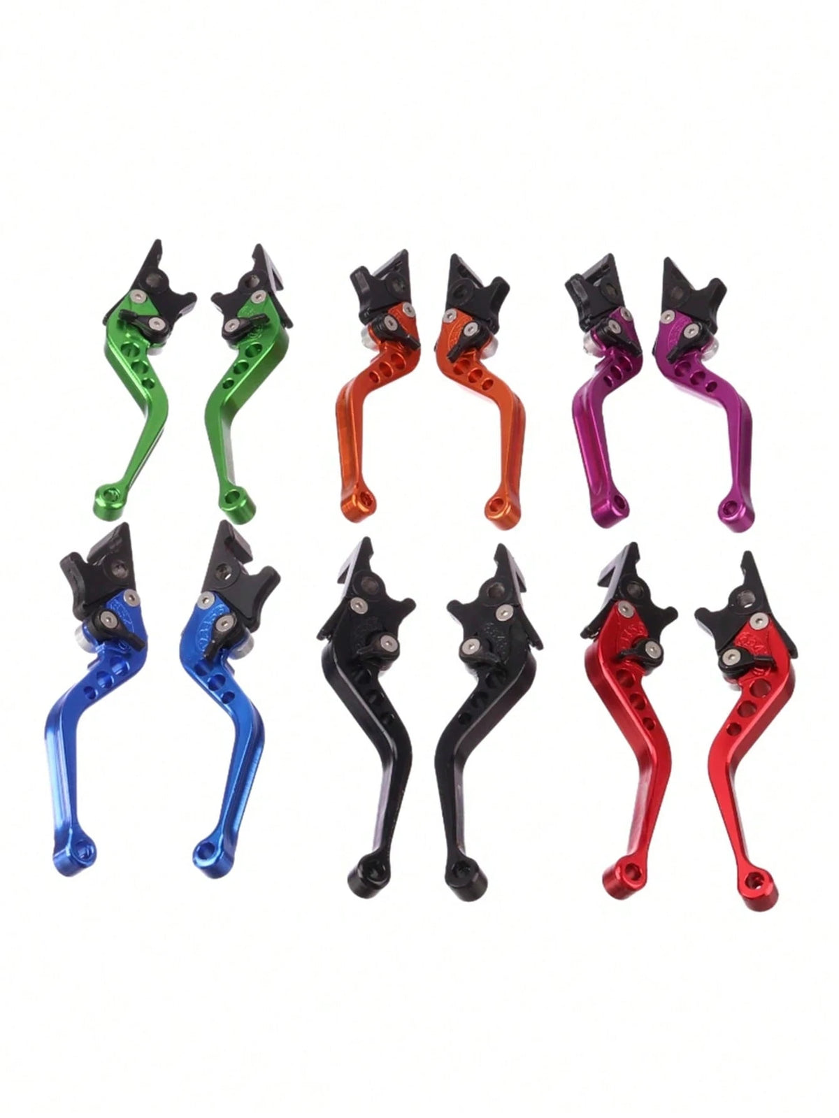 7/8 Inch Handlebar Clutch & Brake Lever CNC Aluminum Alloy Adjustable, Suitable For Chinese GY6 50cc 70cc 90cc 125cc 150cc Scooter Motorcycle