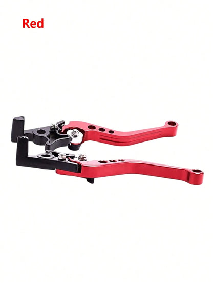 7/8 Inch Handlebar Clutch & Brake Lever CNC Aluminum Alloy Adjustable, Suitable For Chinese GY6 50cc 70cc 90cc 125cc 150cc Scooter Motorcycle