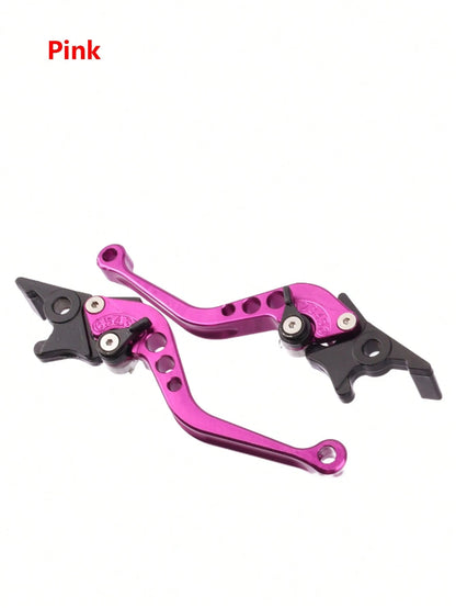 7/8 Inch Handlebar Clutch & Brake Lever CNC Aluminum Alloy Adjustable, Suitable For Chinese GY6 50cc 70cc 90cc 125cc 150cc Scooter Motorcycle