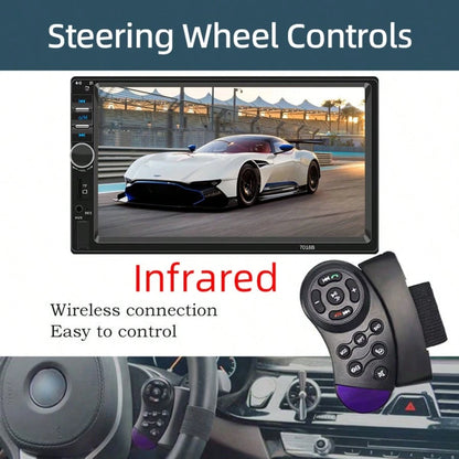 7 Inch 1 Din Car Radio MP5 Multimedia Player Touch Screen FM Aux Input USB Mirror Link Universal Autoradio