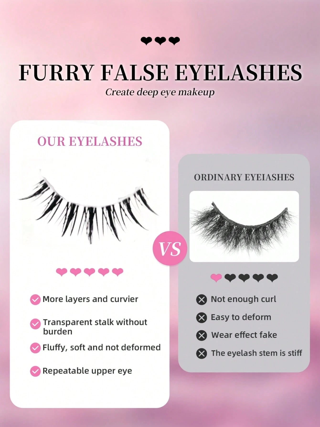 7 Pairs Cartoon Style Natural Wet Effect False Eyelashes, Faux Mink Lashes With Clear Band, Y2K Style 3D Fluffy Long Cat Eye Natural Exaggerated Eyelash Extension Set Makeup Tool