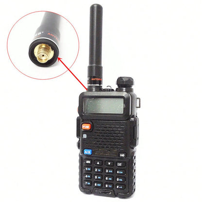 8cm/3" Length 145/435MHz UV Dual Band High Gain Walkie Talkie SMA-Female Antenna