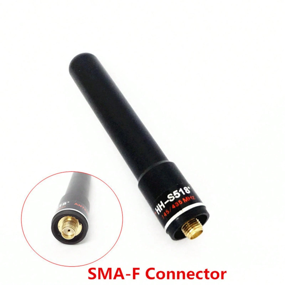 8cm/3" Length 145/435MHz UV Dual Band High Gain Walkie Talkie SMA-Female Antenna