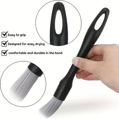 8pcs Car Detailing Brush Set, Suitable For Interior Or Exterior Cleaning, Dust Removal Cleaning Supplies, Air Vents, Wheels, Interior Seats