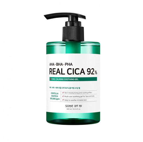 AHA BHA PHA Real Cica 92% Cool Calming Soothing Gel 300ml