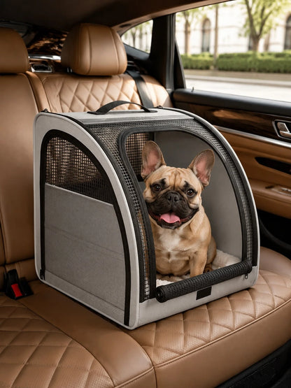 A High-Quality Pet Car Seat Cushion/Sleeping Mat Suitable For Various Vehicle Models-Waterproof, Washable, And Featuring A Seatbelt Attachment; Perfect For Road Trips, Camping, Beach Outings, And Outd