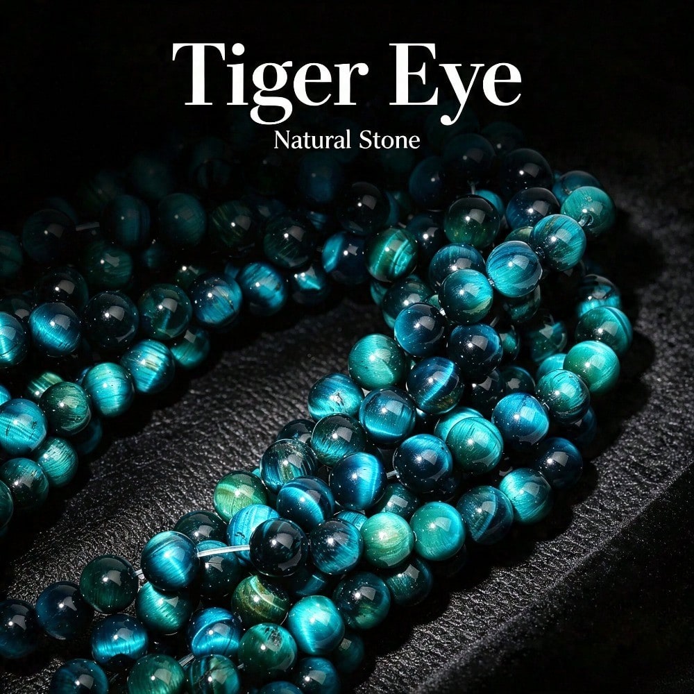 AA Natural Stone Blue Tiger Eye Unique Flash High Quality Loose Spacer Beads For Jewelry Making DIY Bracelets Necklace Accessories For Men Gifts
