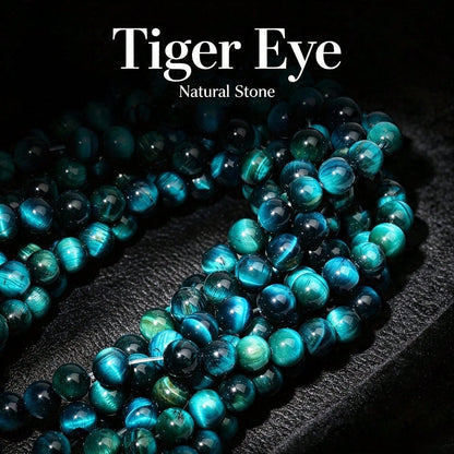 AA Natural Stone Blue Tiger Eye Unique Flash High Quality Loose Spacer Beads For Jewelry Making DIY Bracelets Necklace Accessories For Men Gifts