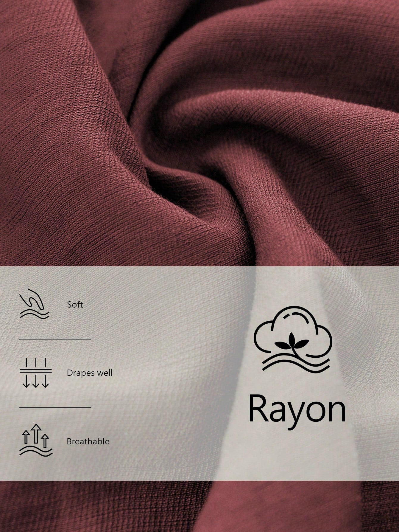 Aalyst Women's Maroon Linen Blend Round Neck Ruched Waist A-Line Short Sleeve Blouse,Elegant Summer Casual Office Business Vintage Versatile Shirt