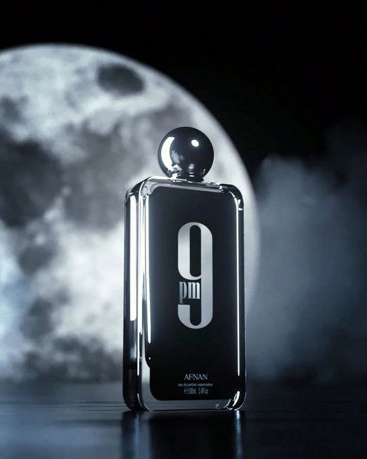 AFNAN 9 PM 100ml Natural Spray Men's Perfume, All Night Wear Warm Woody Scent For City Commute Date Night & Weekend Road Trips