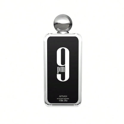 AFNAN 9 PM 100ml Natural Spray Men's Perfume, All Night Wear Warm Woody Scent For City Commute Date Night & Weekend Road Trips