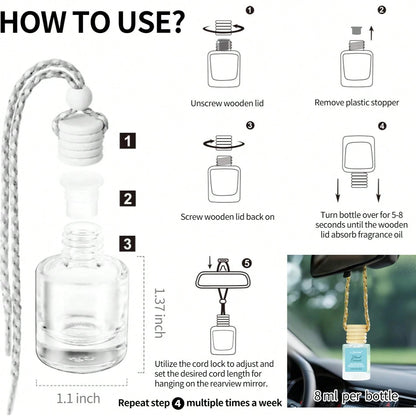 AIR FUSION 4 Pack Hanging Car Air Freshener & Diffuser| 120-Day Long-Lasting Fragrance| 17 Fragrances All Ages