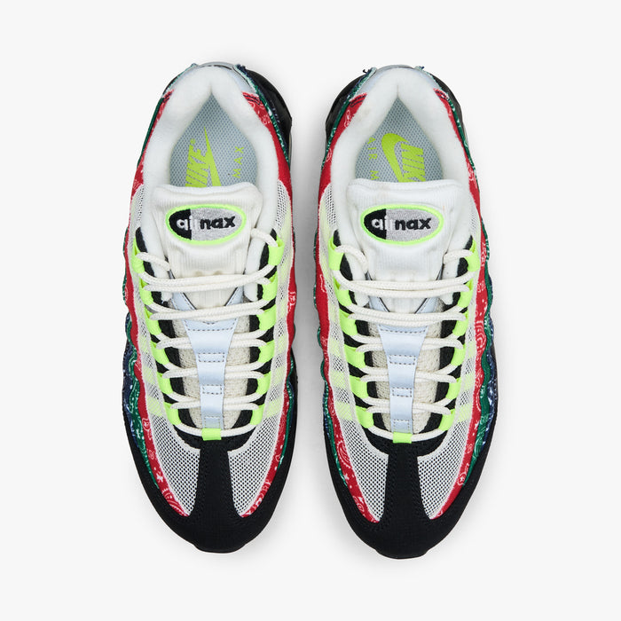 Nike Air Max 95 Big Bubble Sail / Volt - University Red