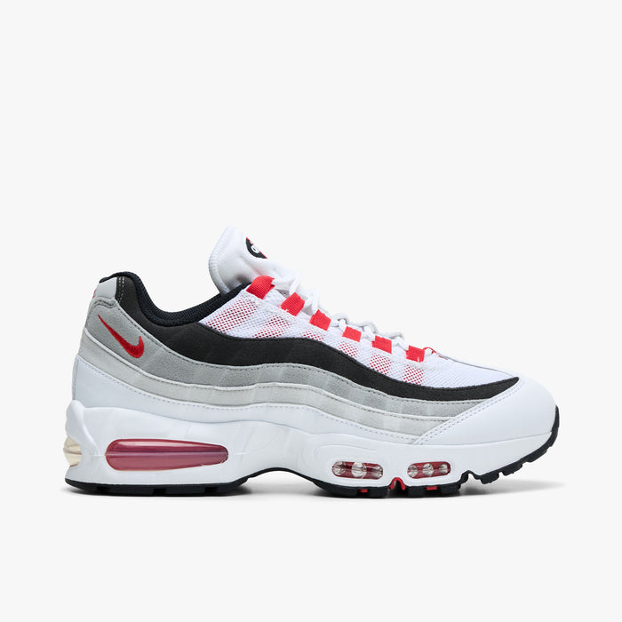 Nike Air Max 95 White / Comet Red - Neutral Grey