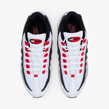 Nike Air Max 95 White / Comet Red - Neutral Grey