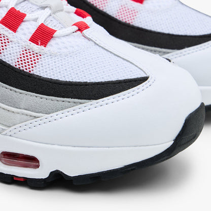 Nike Air Max 95 White / Comet Red - Neutral Grey