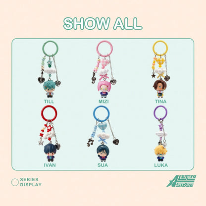 Alien Stage Anakt Arts High School Series Blind Box Figure Keychain, Official Anime Zombie Stage ZOMST AAHS ALNST Bag Charm Merchandise