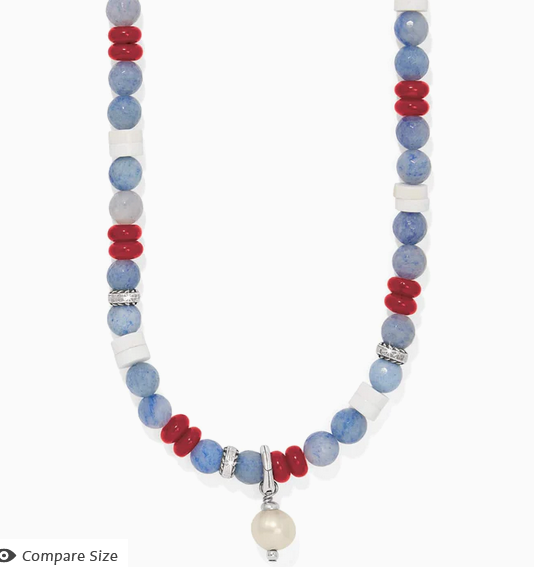 American Beach Pearl Charm Necklace