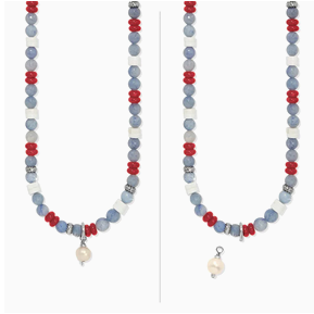American Beach Pearl Charm Necklace