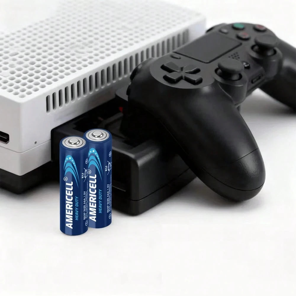 AMERICELL 80 Pcs AA & AAA Combo Pack Batteries, AMERICELL 1.5V Carbon Battery, Suitable For Keyboards, Clocks, Remote Controls, Toys, Flashlights, Razors, Alarm Clocks, Disposable Battery, Non-Recharg