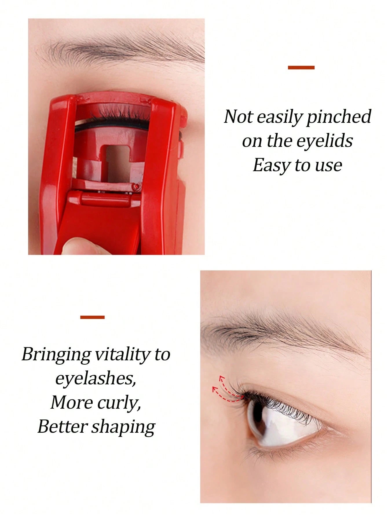 Amortals 1 Curler + 1 Replacement Silicone Pad Mini Eyelash Curler, All-Day Sunflower Lash Lift No Pinch Lightweight Design For Travel,Students & Beginners, Trending Viral Affordable Beauty Tool