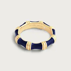 Anabel Aram Bamboo Enameled Ring