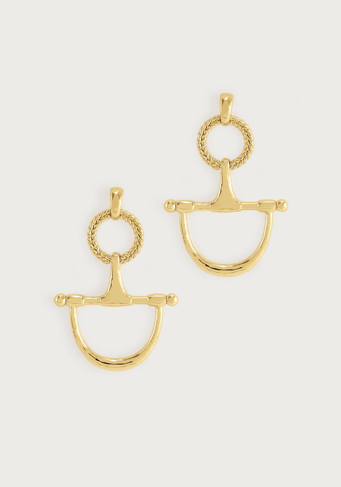 Anabel Aram Chaval Bit Drop Earrings