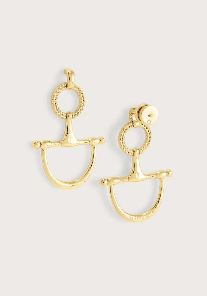 Anabel Aram Chaval Bit Drop Earrings