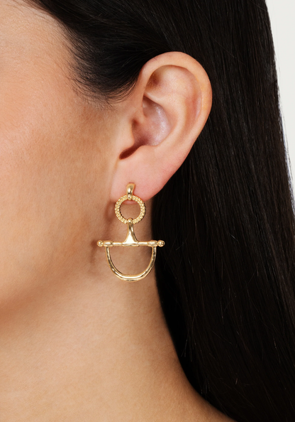 Anabel Aram Chaval Bit Drop Earrings
