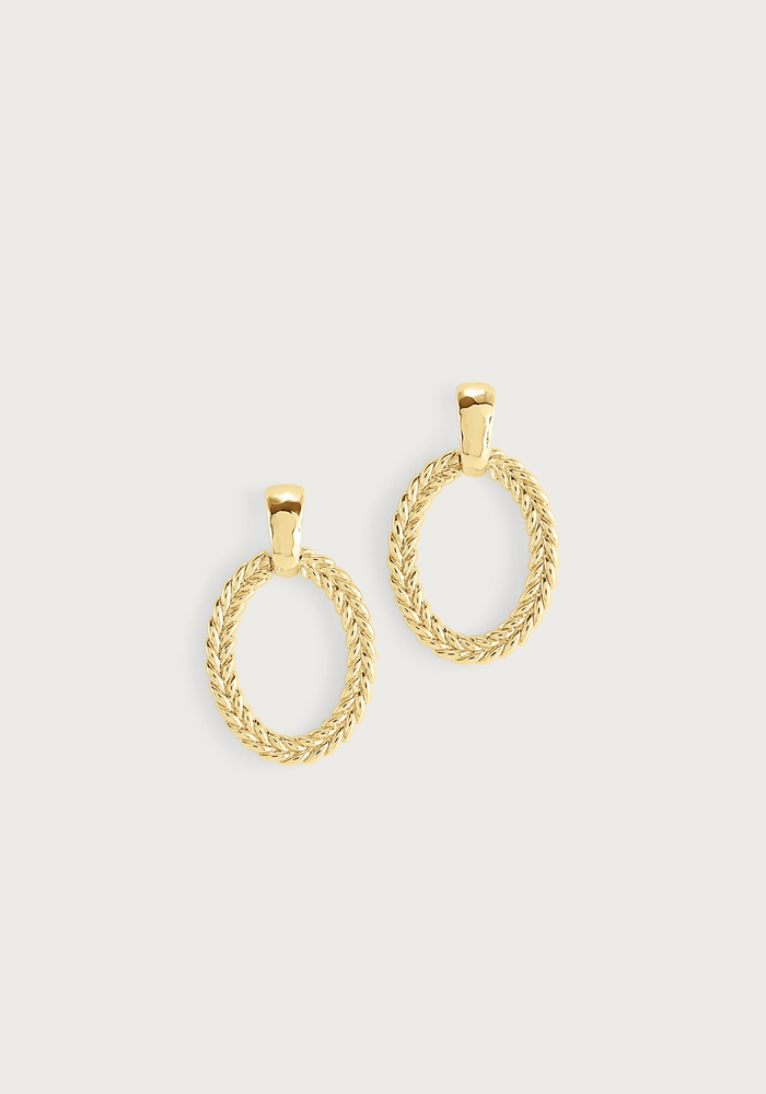 Anabel Aram Cheval Ring Earrings Gold