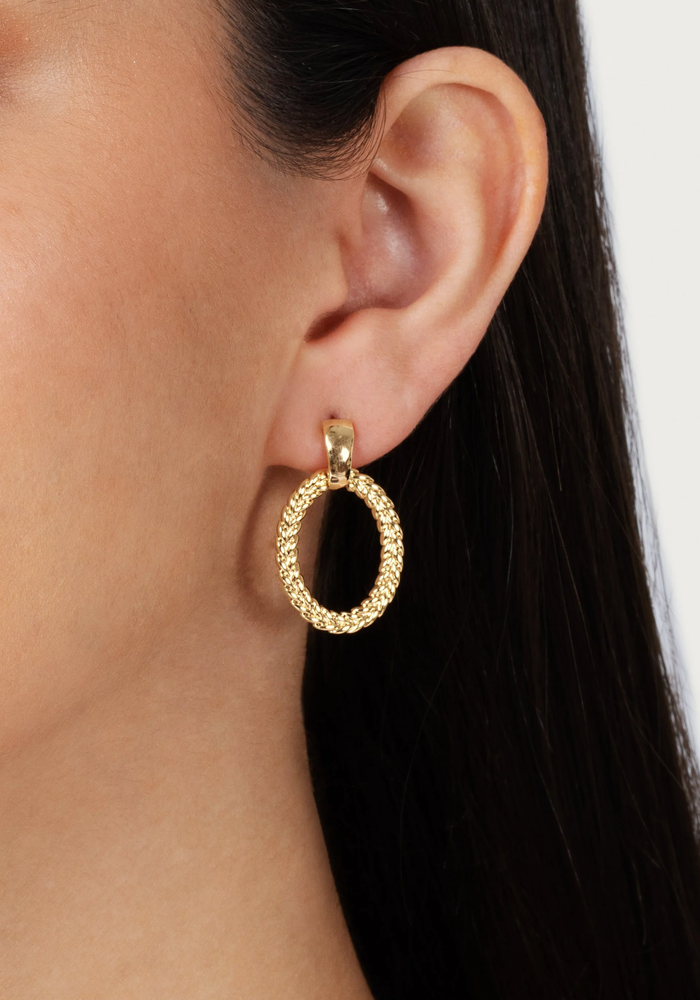 Anabel Aram Cheval Ring Earrings Gold