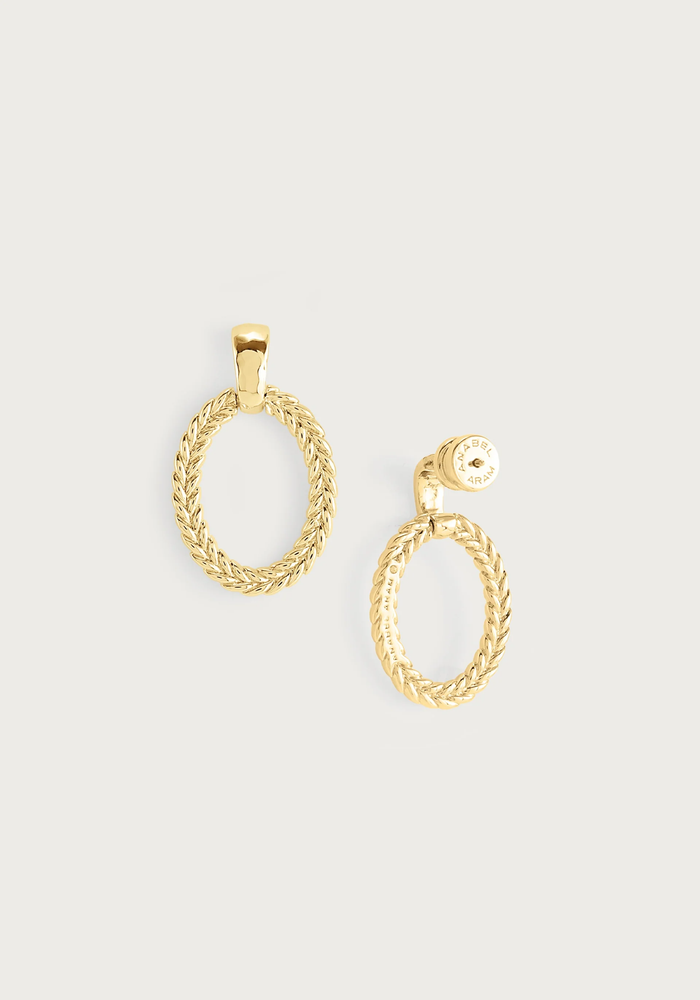 Anabel Aram Cheval Ring Earrings Gold