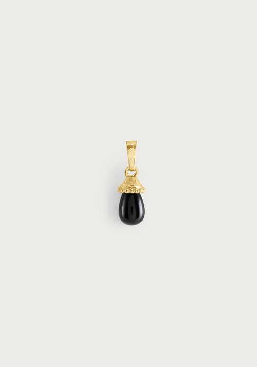 Anabel Aram Forza Stone Drop Charm Black Onyx