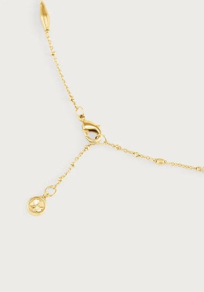 Anabel Aram Milos Multi Beaded Necklace Gold
