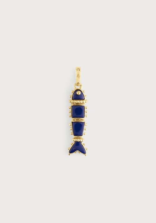 Anabel Aram Milos Stone Fish Charm