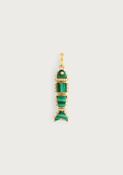 Anabel Aram Milos Stone Fish Charm